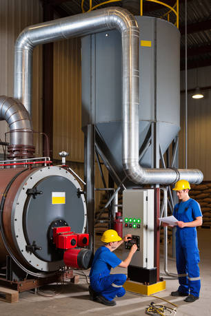 Installation and adjustment of automation of grain dryers and boilers