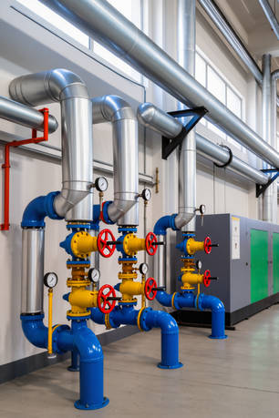 Installation of compressed air networks